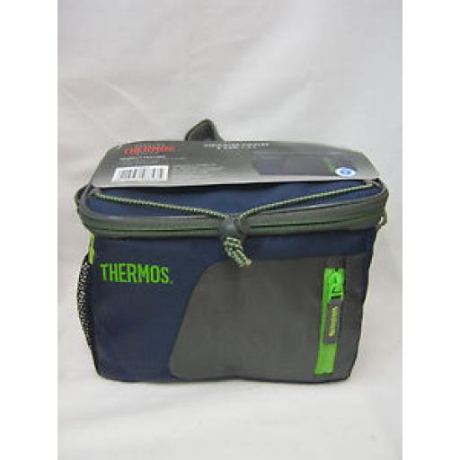 Thermos Radiance Insulated Cooler Cool Bag 6 Can 4 Litre Navy 148843