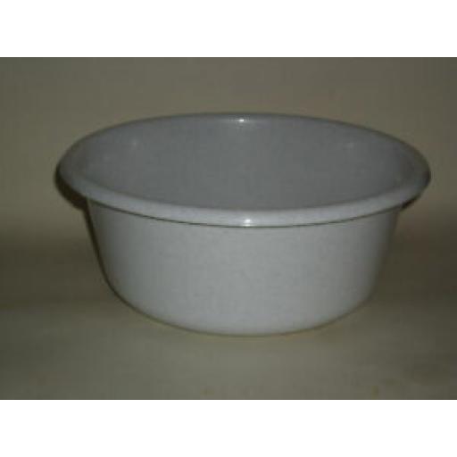 Lucy Granite Grey Small Round Plastic Washing Up Bowl 28cm 11" Slight Second