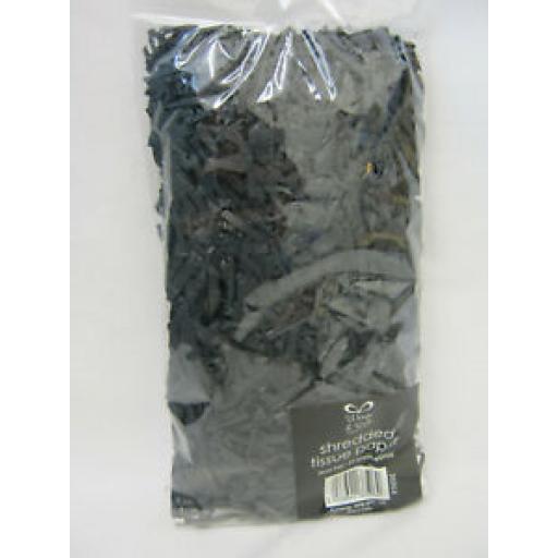 Eurowrap Shredded Tissue Paper 25g Black 20592-B