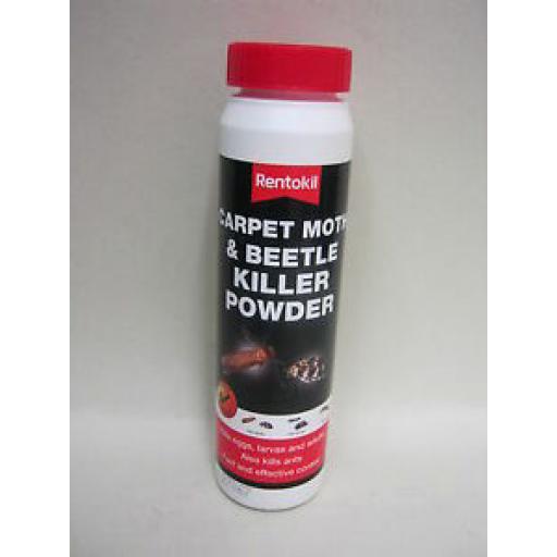 Rentokil Carpet Moth And Beetle Bugs Killer Powder 150g