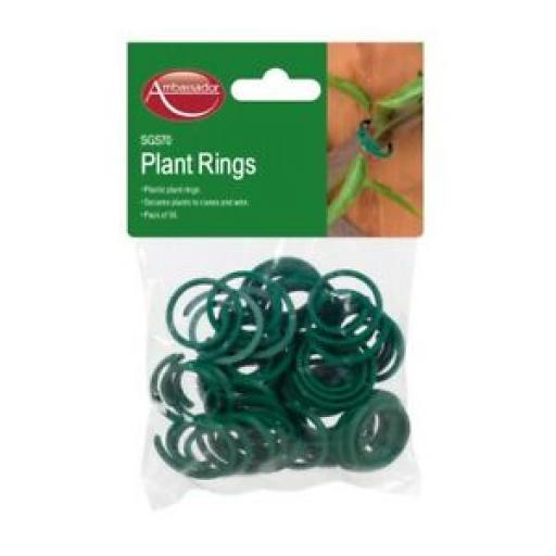 2 x Ambassador Plastic Plant Rings Ring Pk 50 SGS70