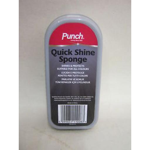 Punch Quick Shine Sponge Shines And Protects Suitable For All Colours