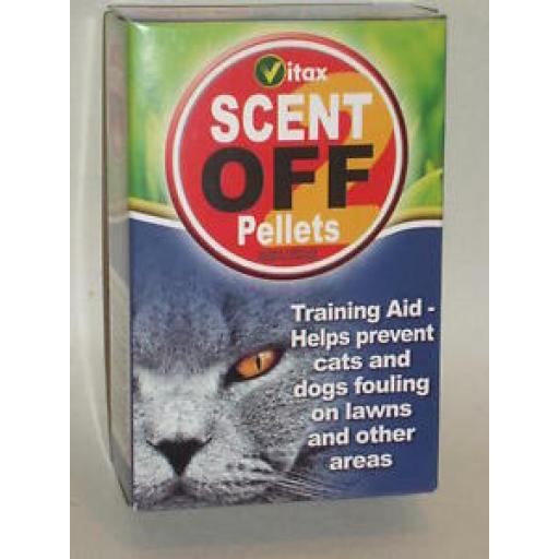 Vitax Scent Off Pellets Cat And Dog Repellent Deterrent 55g