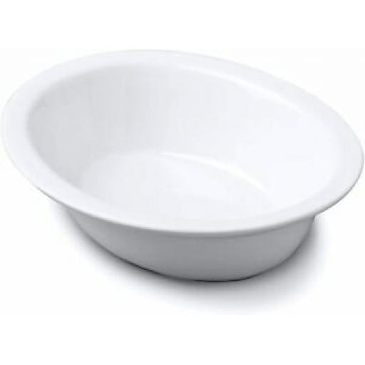 Wm Bartleet White Fine Porcelain Oval Pie Dish 28.5cm T268