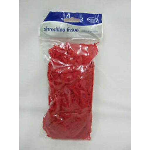 County Shredded Tissue Paper 20g Red CN50