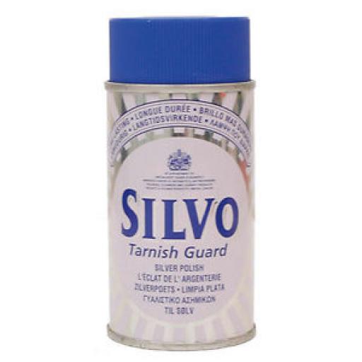 Silvo Liquid Silver Chrome Polish Tarnish Guard 175ml Tin