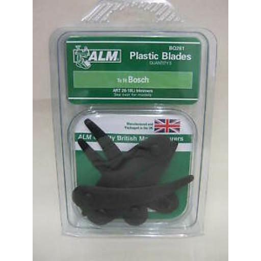 ALM Plastic Blades For Bosch ART 26-18Li Trimmers PK 5 BQ261