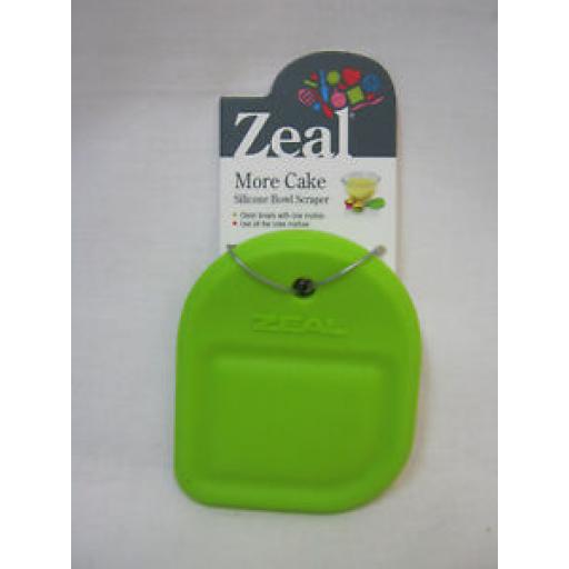 Cks Zeal Silicone Mini Bowl Dish Baking Scraper Lime Green NB32