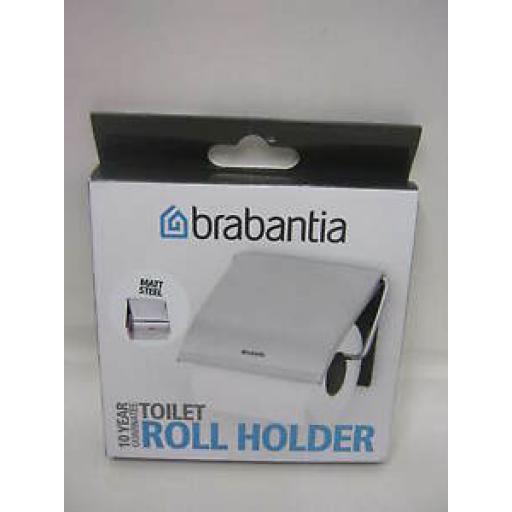 Brabantia Toilet Roll Holder Matt Steel 10 Year Guarantee 385322