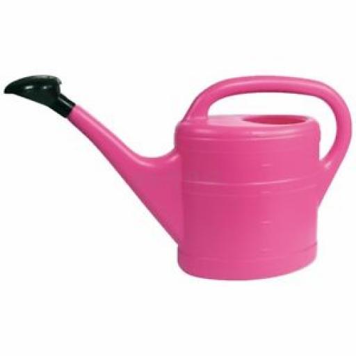 Geli Green Wash Essentials Plastic Watering Can Pink 5 Litre 702005.43