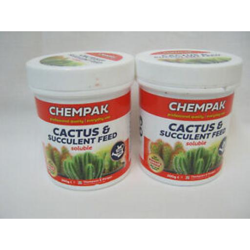 Chempak Cactus And Succulent Plant Food Feed Fertilizer 200g Pk2