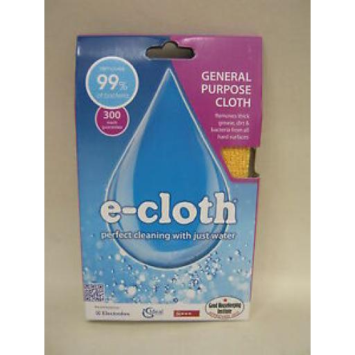 E-Cloth Microfibre General Purpose Cloth 32cm x 32cm Yellow