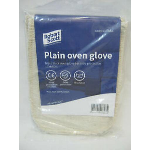 Robert Scott Plain Triple Thick Traditional Cotton Double Oven Gloves