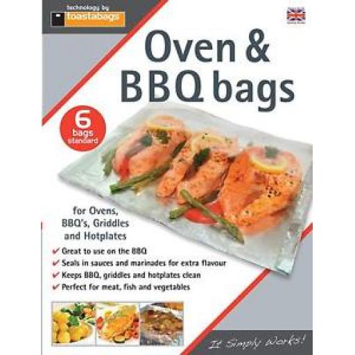 Toastabags Oven And BBQ Bags Pk 6 Standard Size