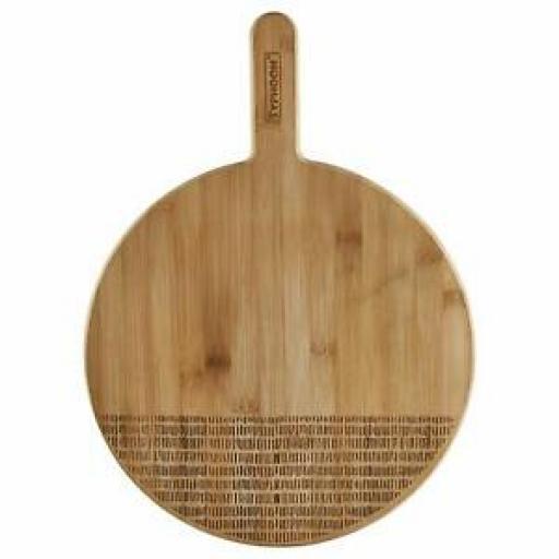 Typhoon Wood Wooden Natural Bamboo Pizza Paddle Server Board 1400.308
