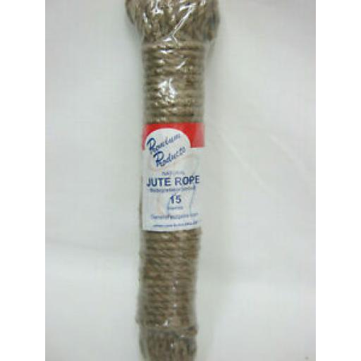 James Lever Multi Use Natural Jute Rope Weather Resistant 15M