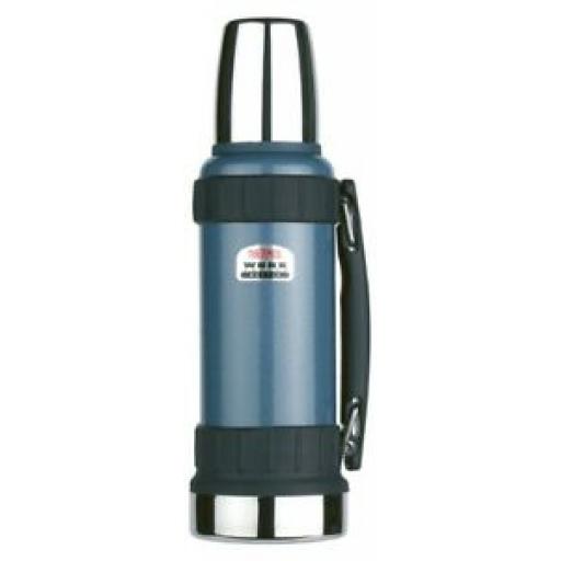 Thermos Thermax Work Flask Stainless Steel 1.2Ltr Blue 184763