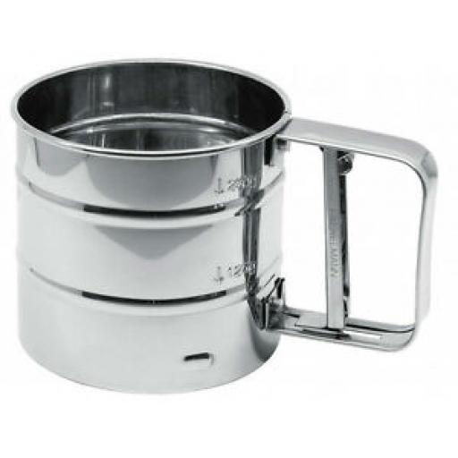 Zenker Flour Icing Chocolate Spring Sieve Sifter Stainless Steel 42973