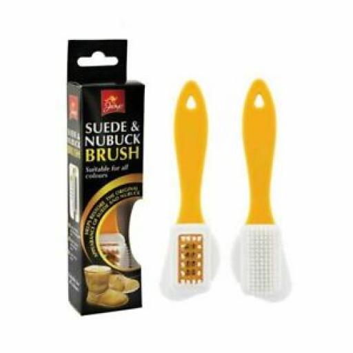 Jump Cleaning Suede Shoe Brush Nylon Rubber Comination Bristles JMP1019
