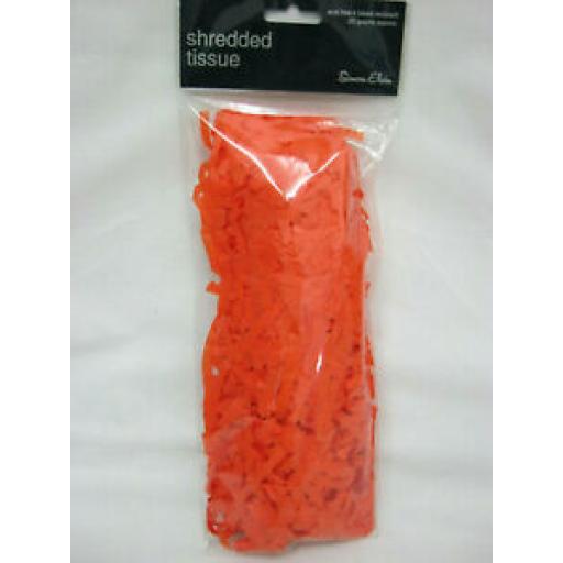 Simon Elvin Shredded Acid Free Tissue Paper 25g Orange TW-1511