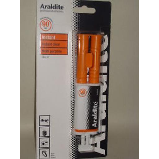 Araldite Instant Clear Fast Setting Strong Adhesive Glue Multi Purpose 24ml