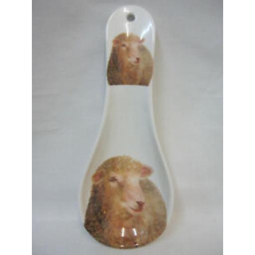 Lesser And Pavey Melamine Spoon Rest Sheep Design LP99546