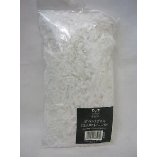 Eurowrap Shredded Tissue Paper 25g White 20592-W