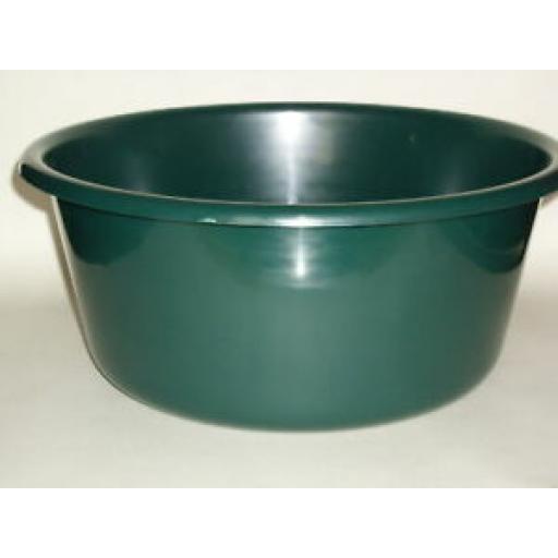 Lucy Green Large Round Plastic Washing Up Bowl 35cm 14" Slight Seconds