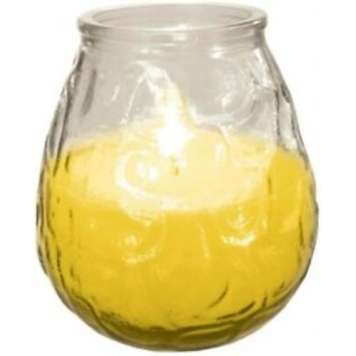 2 x Prices Glo Lite Citronella Glass Lantern 40 Hour Burn Time