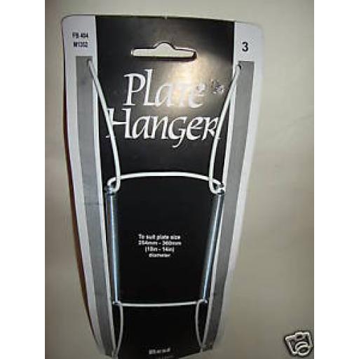 Plate Hanger Plastic Coated Wire Plate Size 10" to 14"