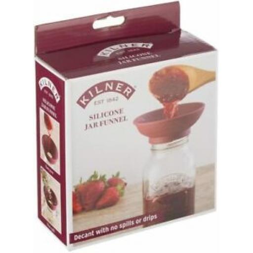 Kilner Jam Easy Fill Funnel Preserving Jars Silicone 0025.878