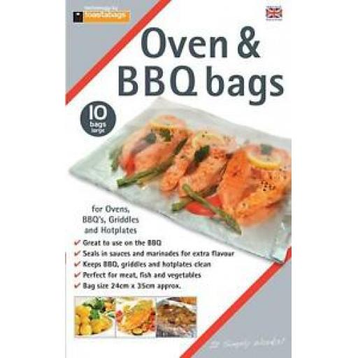 Toastabags Oven And BBQ Bags Pk 10 Large Size 24cm x 35cm