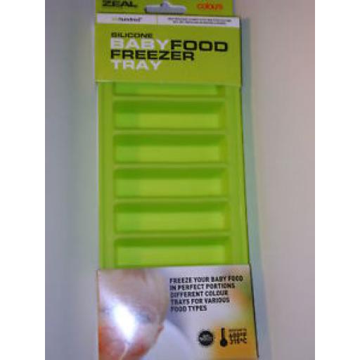 Cks Zeal Baby Food Freezer Tray Silicone Lime Green J251