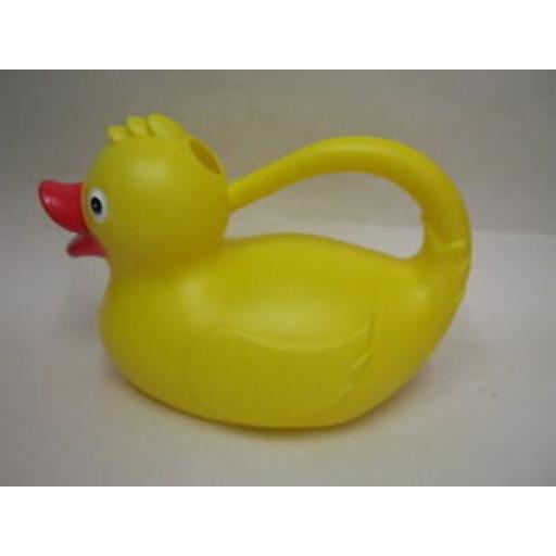 Yellow Plastic Active Duck Watering Can 1.5L Y14W26