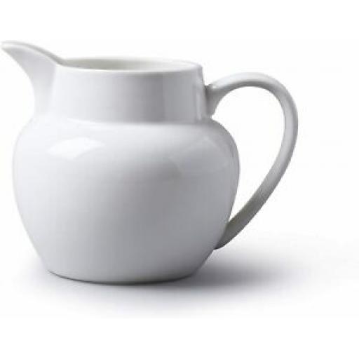 Wm Bartleet White Porcelain Bellied Milk Jug 500ml 1 Pint T425