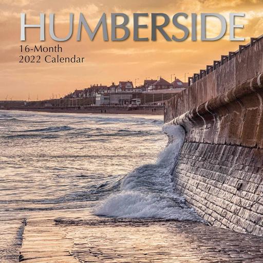 Square Glossy 16 Month Wall Calendar Humberside 2022